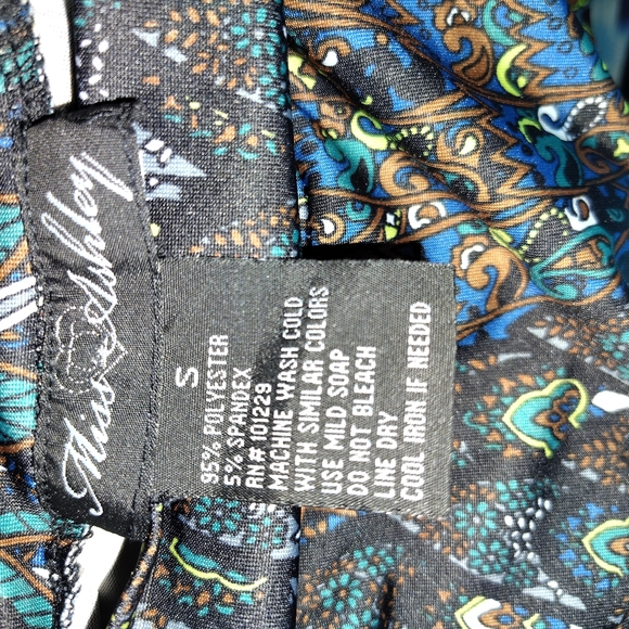 Multicolor Patterned Women's Skirt - Picture 5 of 5